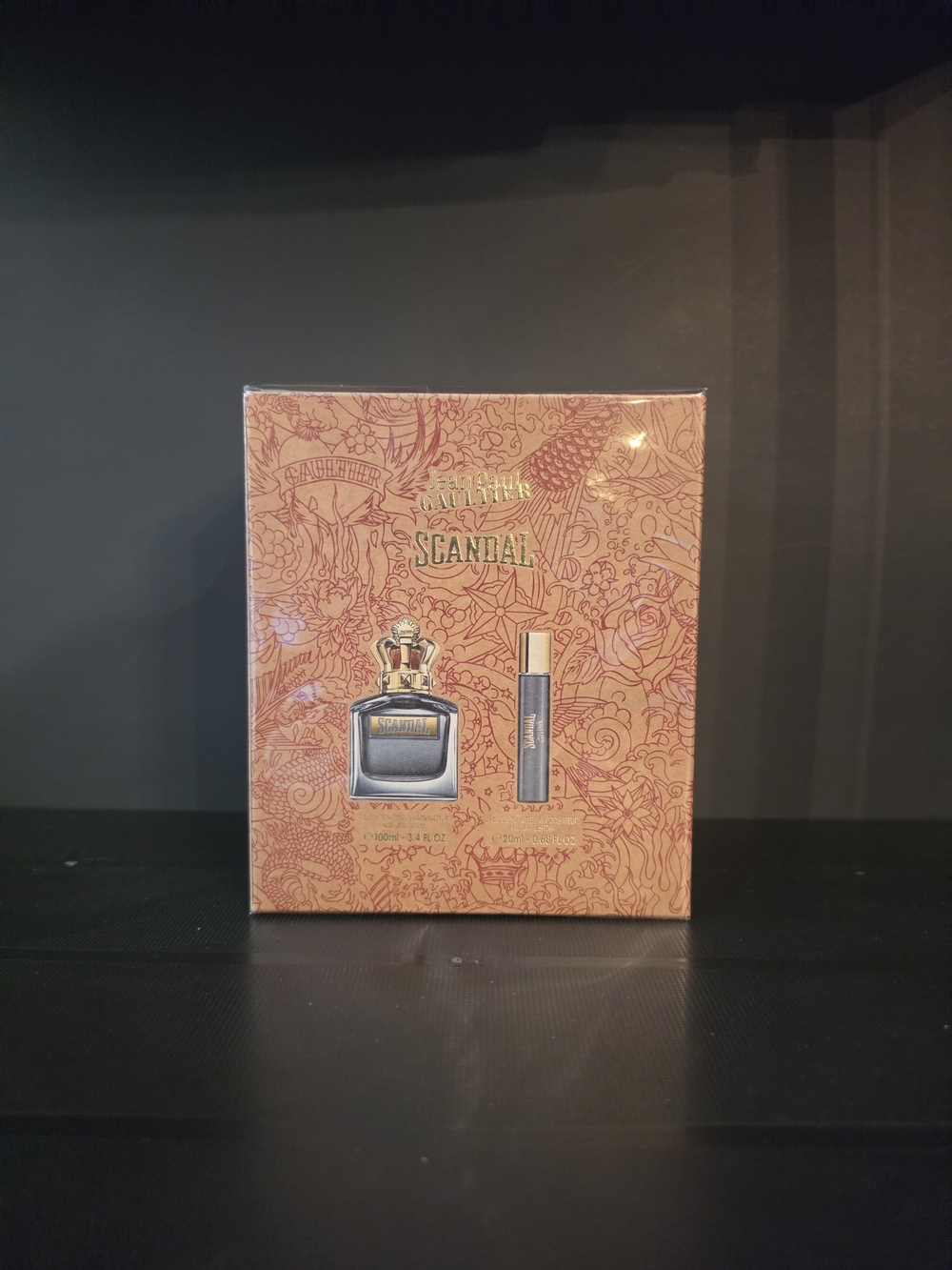 Scandal Men Gift Set - Orange/Gold Packaging